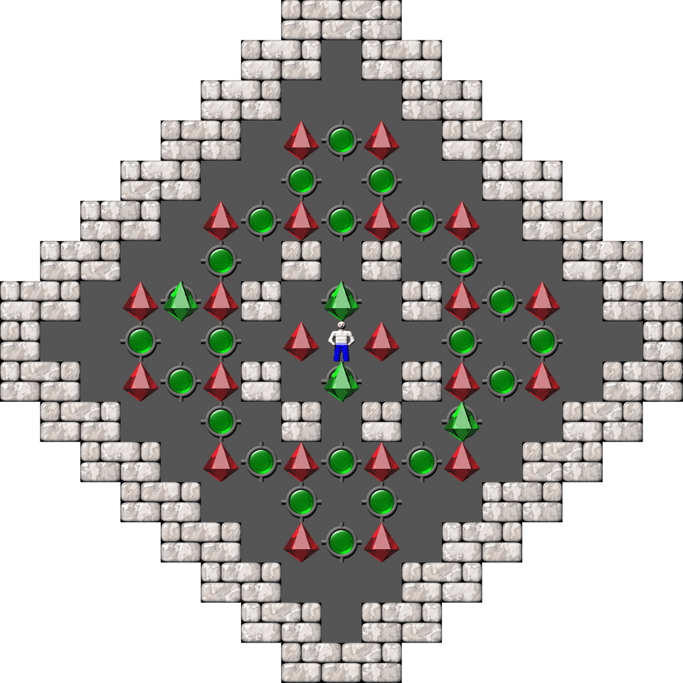 Sokoban Sasquatch 02 Arranged level 46